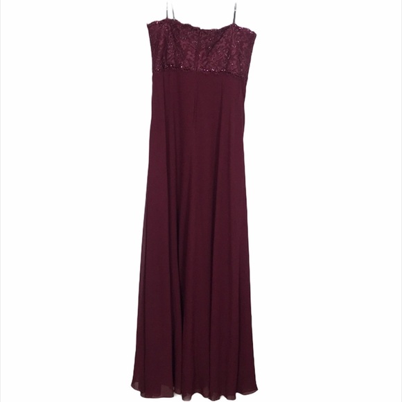 Tadashi Strapless Gown Size 10 - Picture 1 of 8